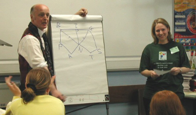 Sophisticated mathematical comedy at the North East Maths Fair